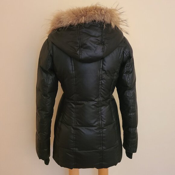 Rudsak Atelier Noir Fur Hooded Winter Coat Jacket - SEE NOTE - Picture 4 of 14